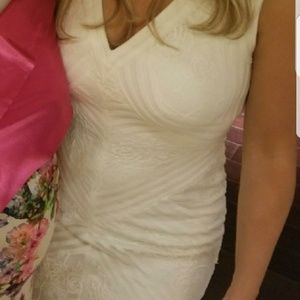 Lace full length gown